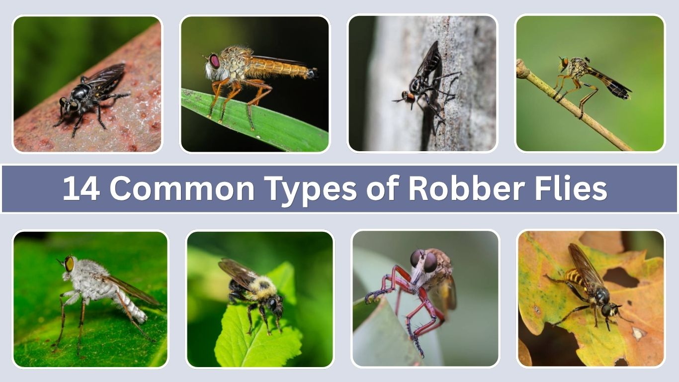 14 Common Types of Robber Flies: Identification with Pictures