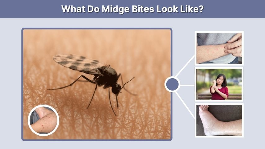 What Do Midge Bites Look Like?