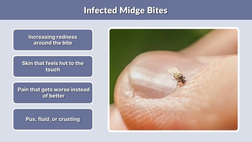 Infected Midge Bites