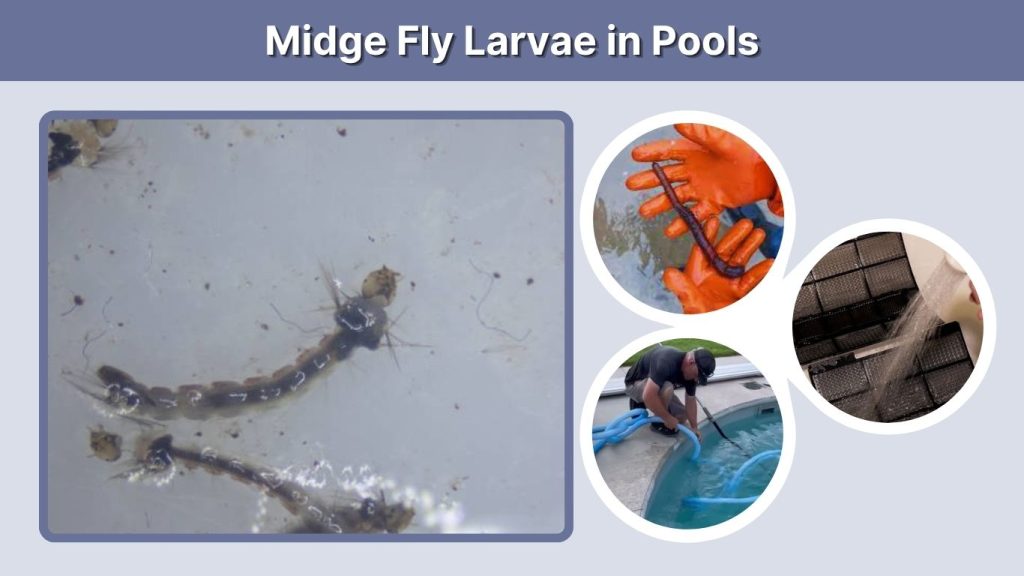Midge Fly Larvae in Pools
