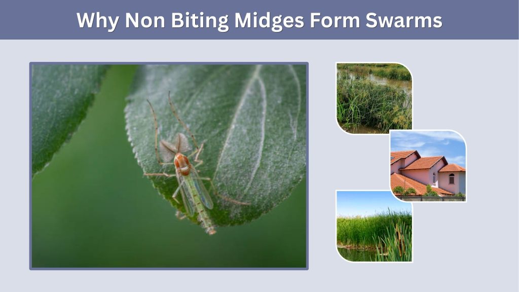 Why Non Biting Midges Form Swarms