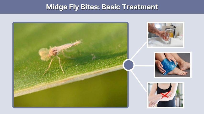Midge Fly Bites: Basic Treatment