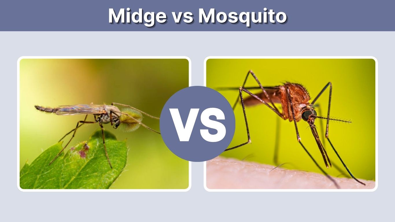 Midge vs Mosquito: Key Differences and Bites
