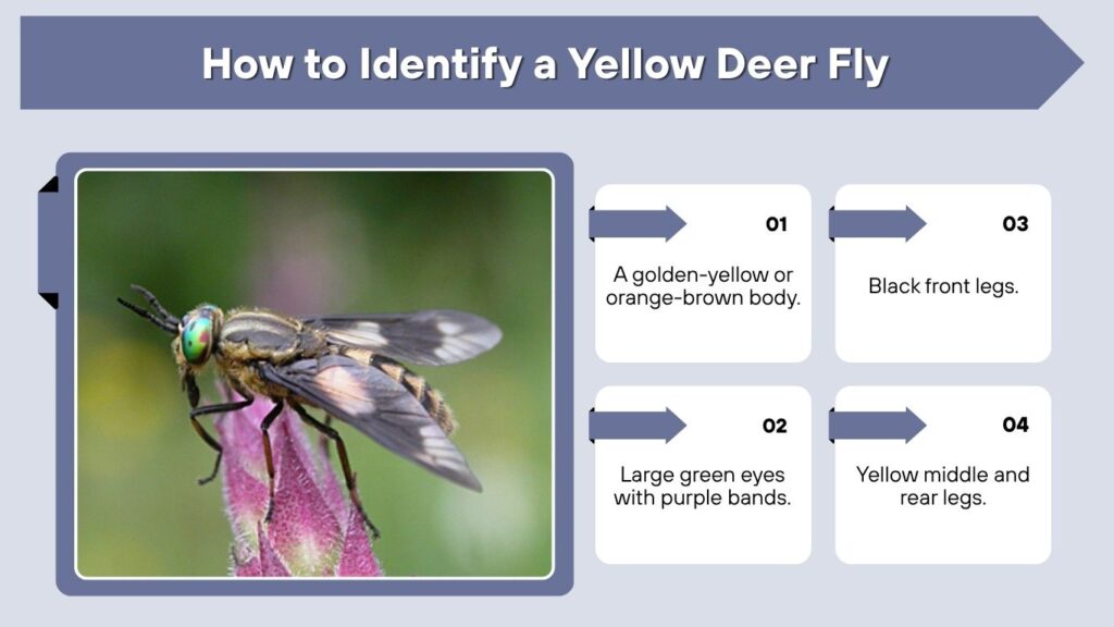 How to Identify a Yellow Deer Fly