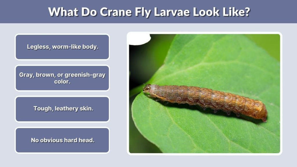 What Do Crane Fly Larvae Look Like?