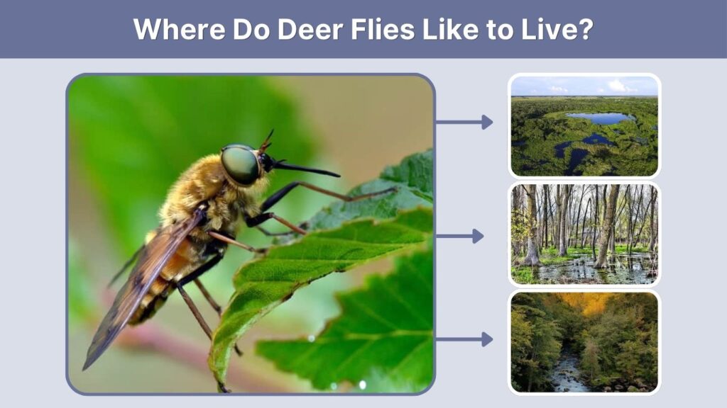 Where Do Deer Flies Like to Live?