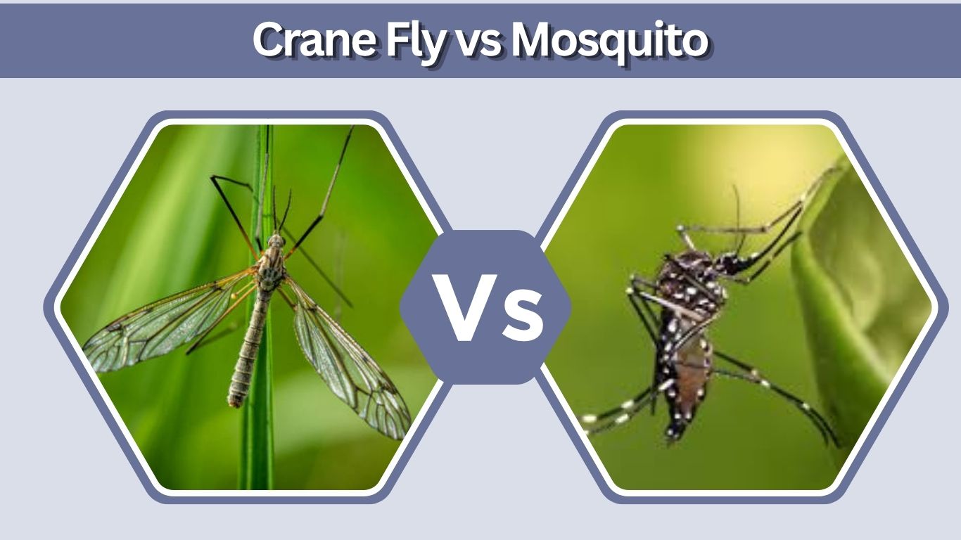 Crane Fly vs Mosquito: Key Differences, Size and ID Guide