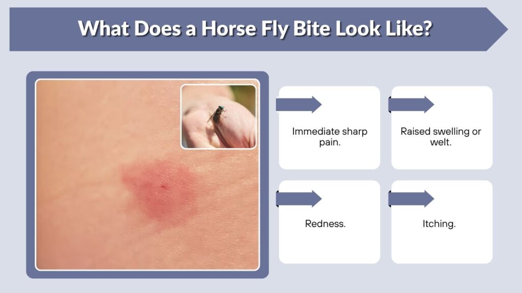 What Does a Horse Fly Bite Look Like?