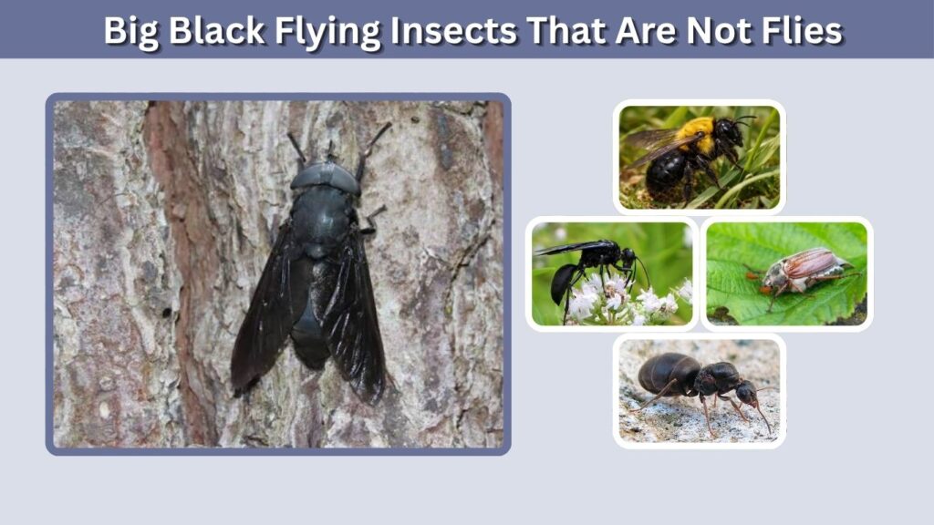 Big Black Flying Insects That Are Not Flies