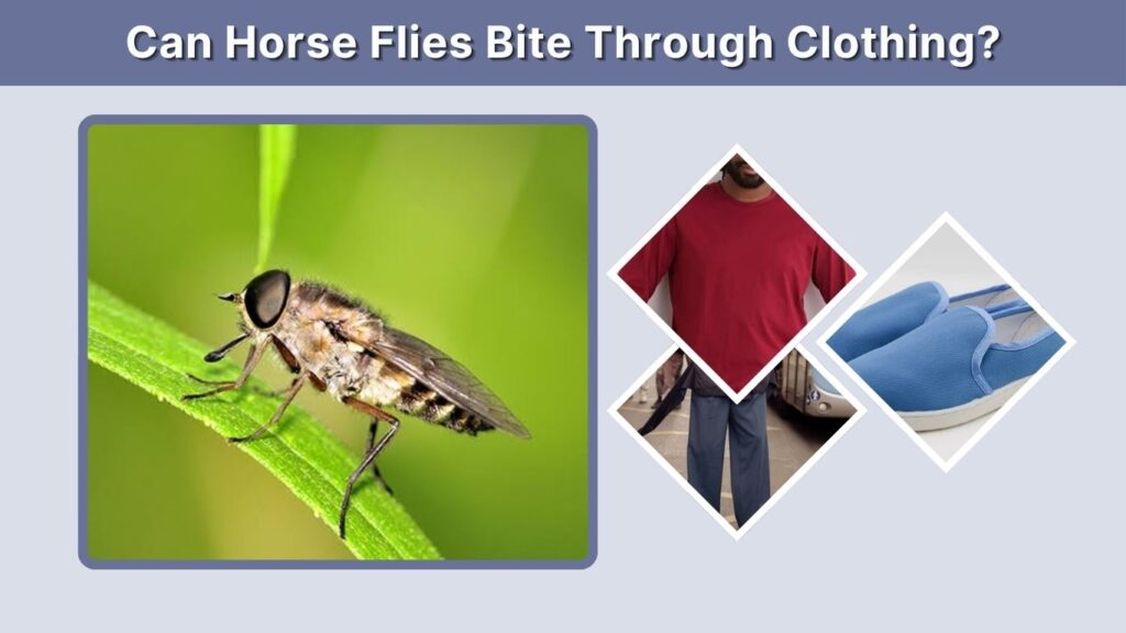 Can Horse Flies Bite Through Clothing?